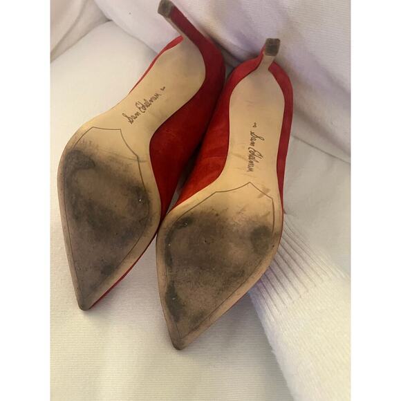 Sam Edelman Dea Suede Heels - Picture 2 of 8